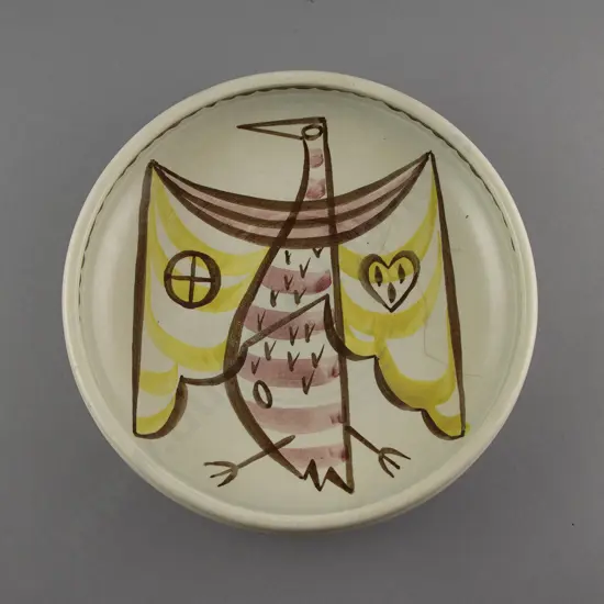 Frank Carpay for Crown Lynn Footed Bowl