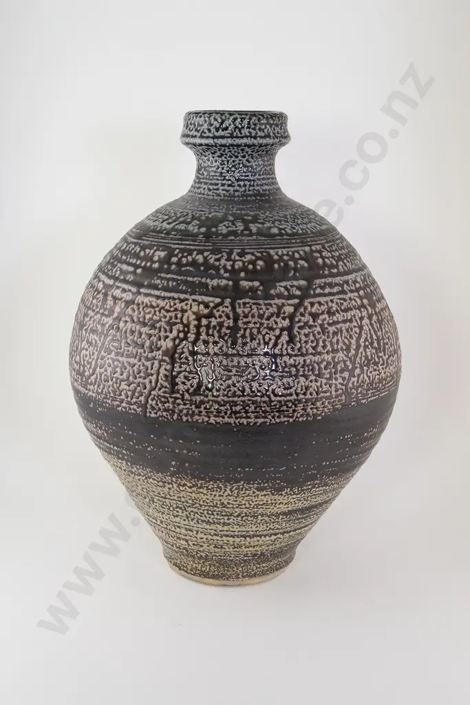 Mirek Smisek Large Salt Glaze Floor Vase Image 1++