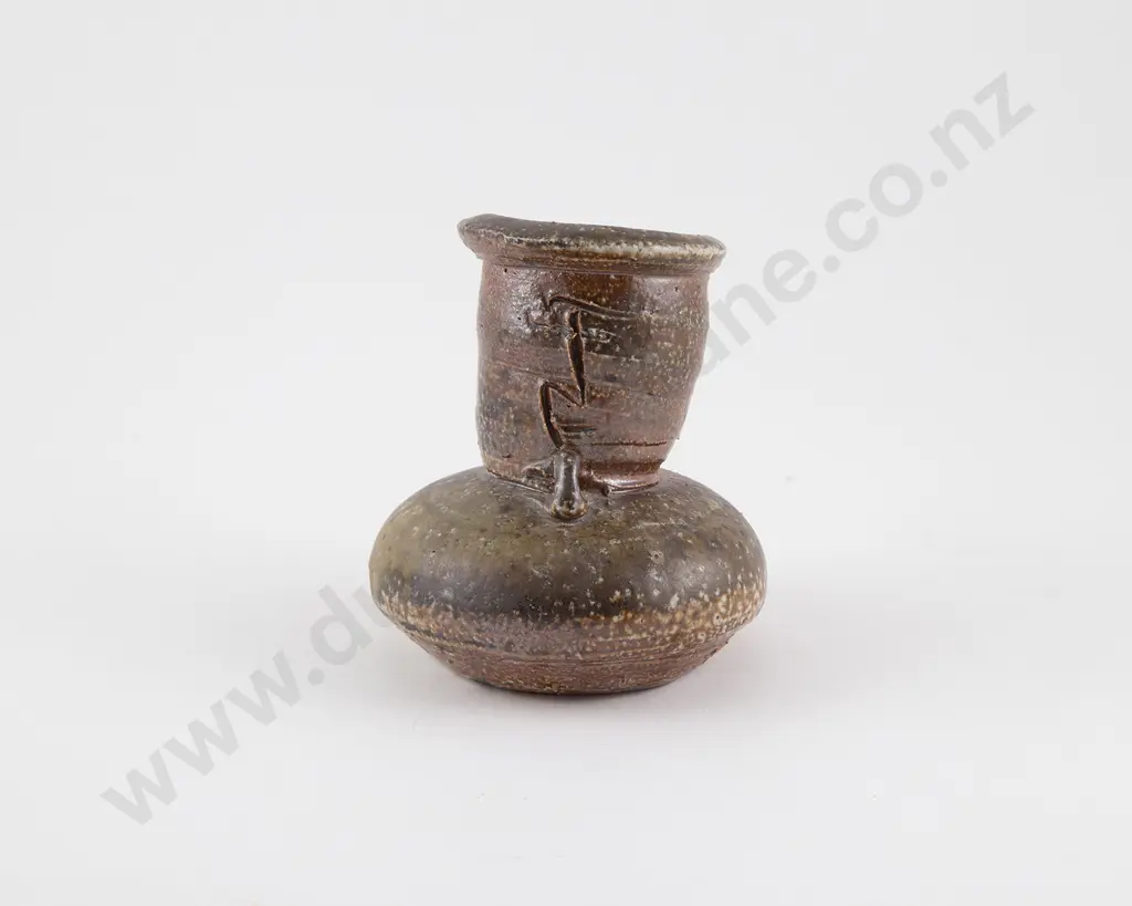 Darryl Frost Anagama Fired Stoneware Vase Image 1++