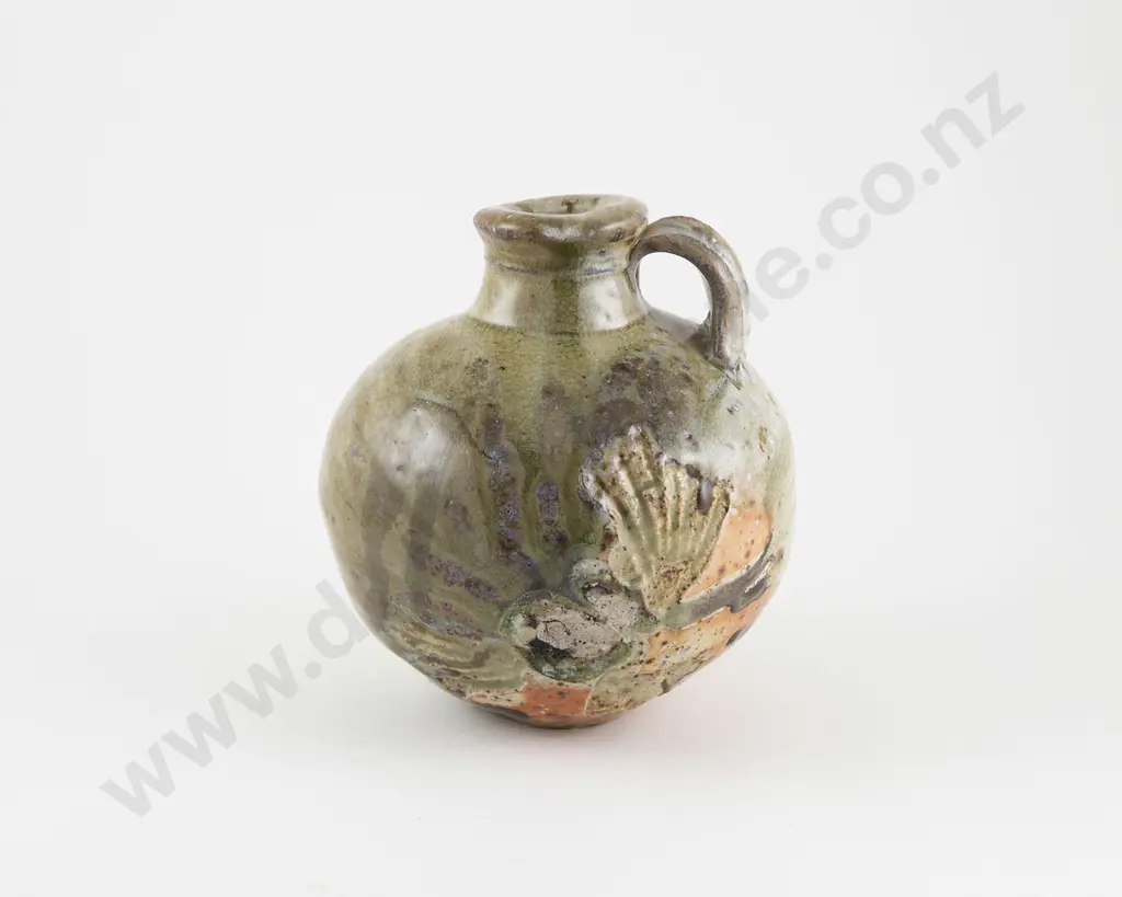 Chester Nealie Wood Fired Stoneware Flagon Image 1++