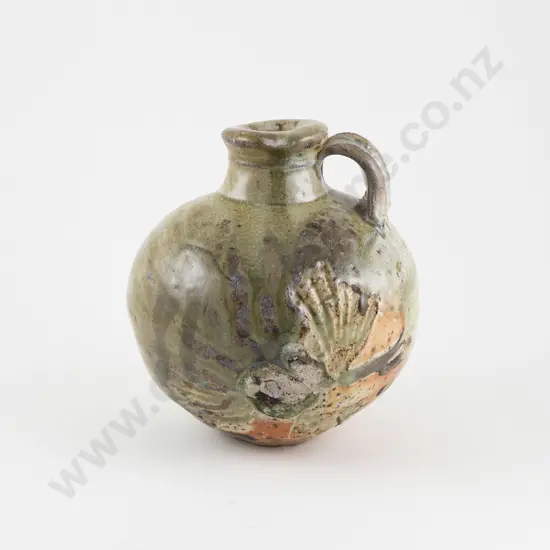 Chester Nealie Wood Fired Stoneware Flagon