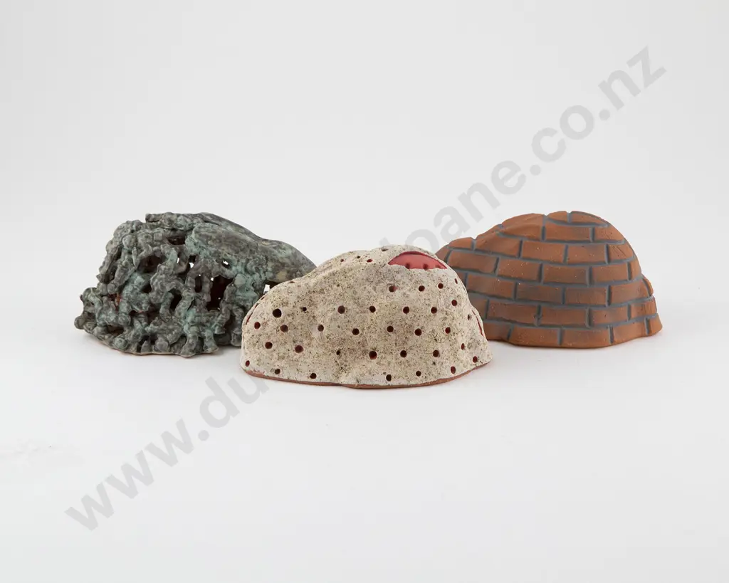 John Roy Three Earthenware Rabbits Image 1++