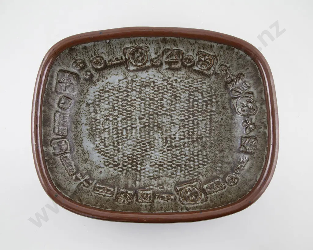 Len Castle Large Rectangular Platter Image 1++