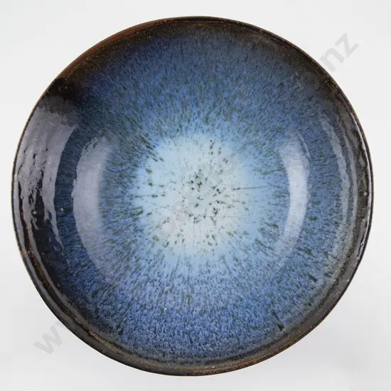 Len Castle Large Tenmoku Jun Glaze Bowl