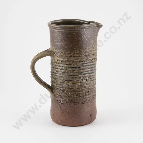 Len Castle Heavily Textured  Ash Glaze Jug