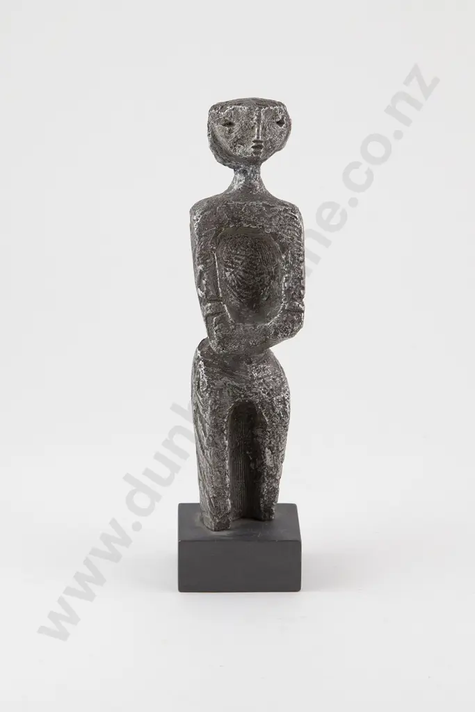 Russell Clark (1905-66) - Stylised Standing Figure Image 1++