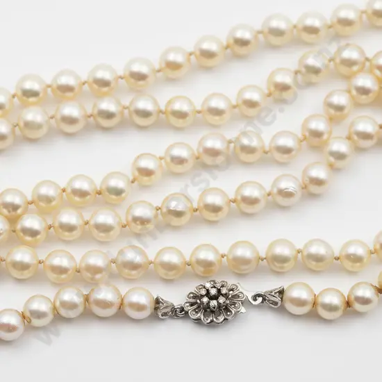 Uniform Single Strand Cultured Pearl Necklace