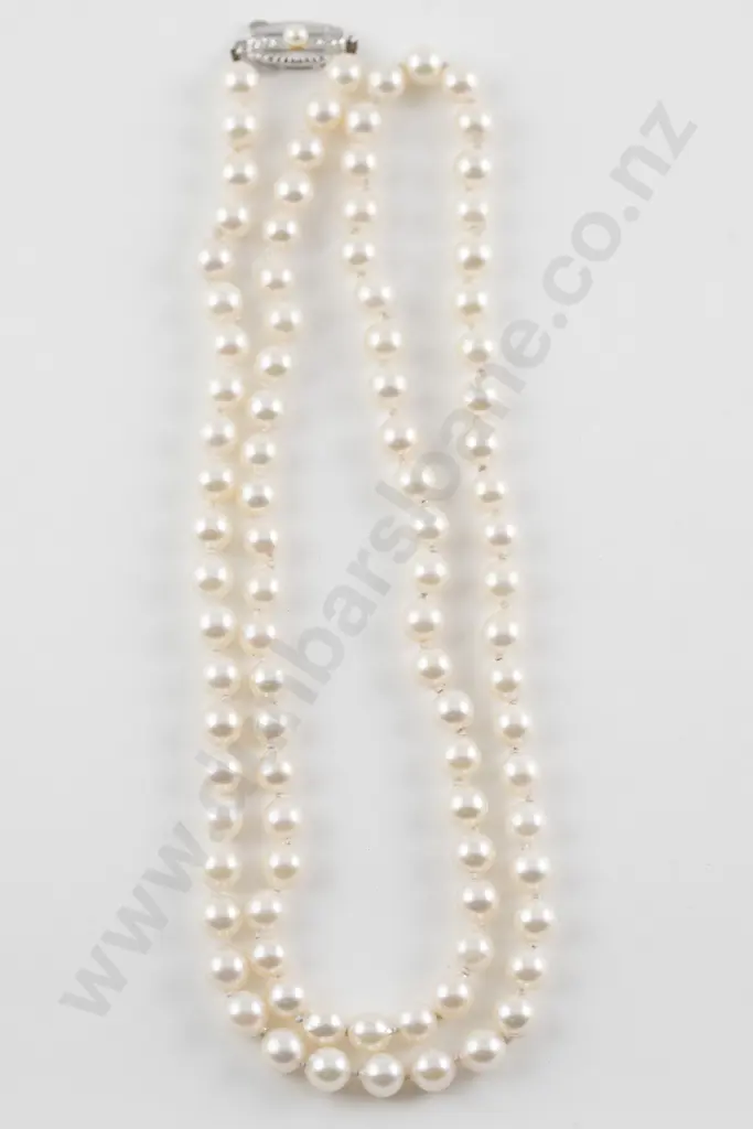 Mikimoto Single Strand Uniform Cultured Pearl Necklace Image 1++