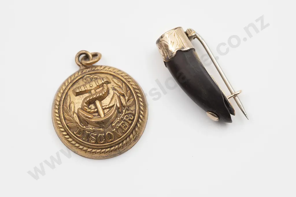 Antarctic Terra Nova Expedition Mature Emperor Penguin Claw Brooch Image 1++