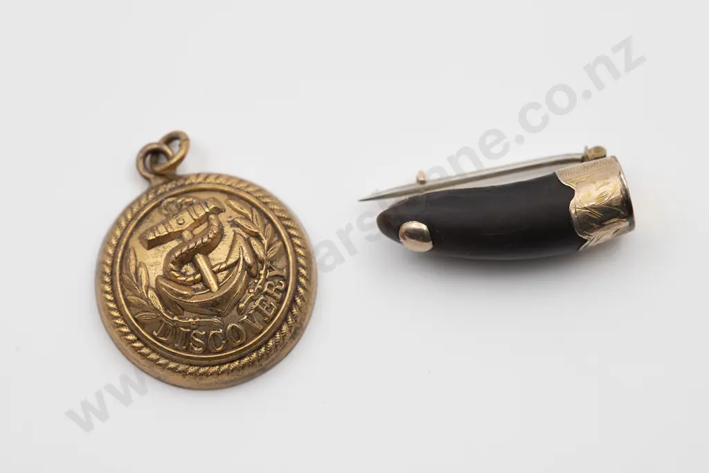 Antarctic Terra Nova Expedition Mature Emperor Penguin Claw Brooch Image 1++