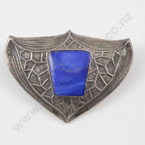 Un-Known Arts and Crafts Shield Brooch