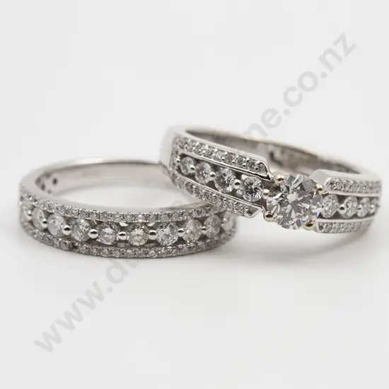 18ct white Gold Solitaire Diamond Ring
