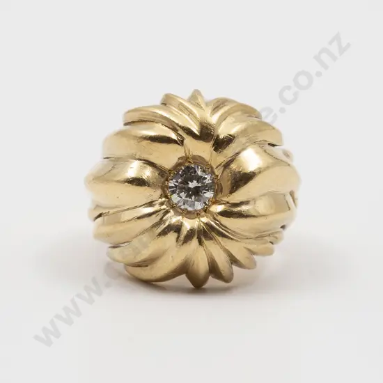 18ct Solitaire Diamond Dress Ring