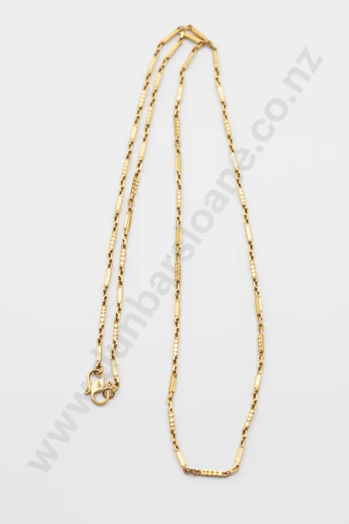 22ct Fancy Rail Link Neck Chain Image 1++