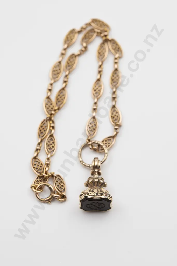 15ct Fancy Link Neck Chain Image 1++