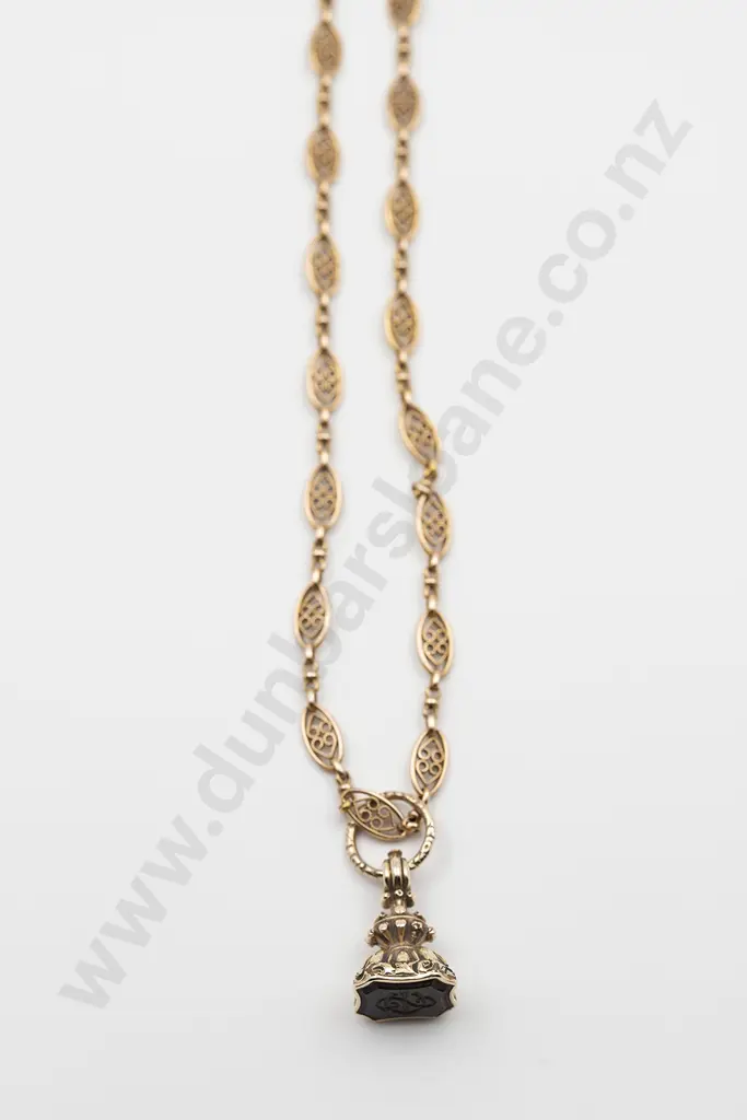 15ct Fancy Link Neck Chain Image 1++