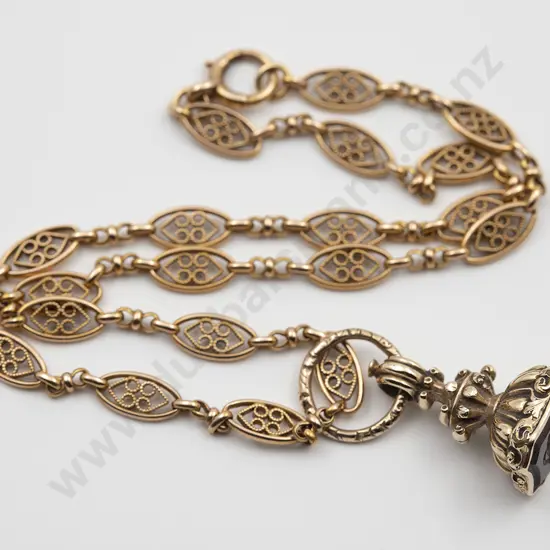 15ct Fancy Link Neck Chain