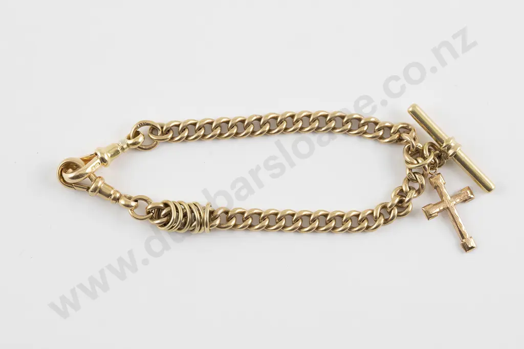18ct Curb Link Bracelet Image 1++