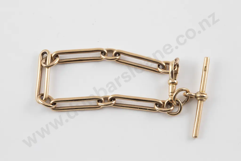 Victorian 15ct Rail Link Bracelet Image 1++