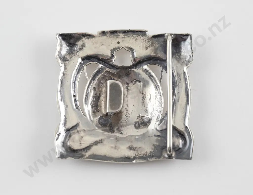 Liberty & Co Art Nouveau S/S Belt Buckle Image 1++