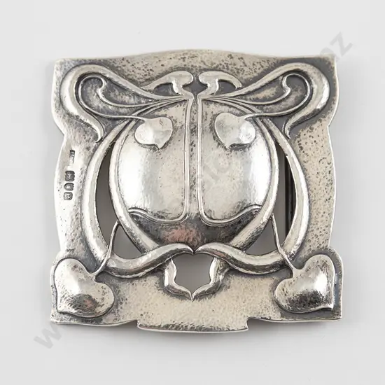 Liberty & Co Art Nouveau S/S Belt Buckle