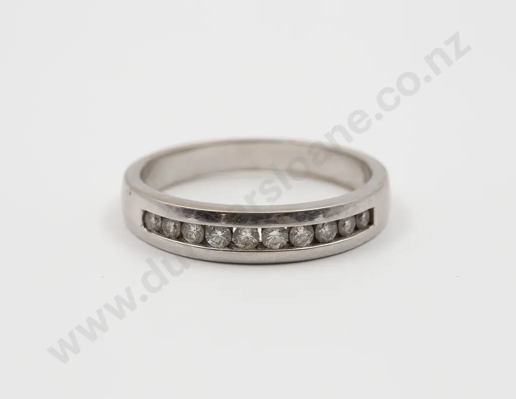 10k Ten Stone Diamond Eternity Band Image 1++