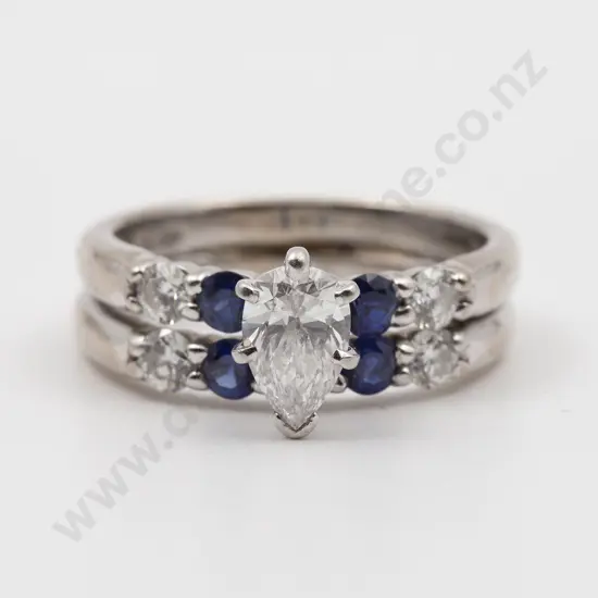Platinum and 18ct White Gold Solitaire Diamond Ring