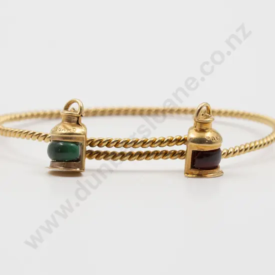18ct Twist Bangle