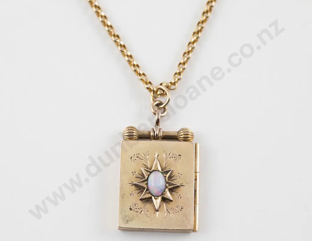 Victorian 9ct Locket Image 1++