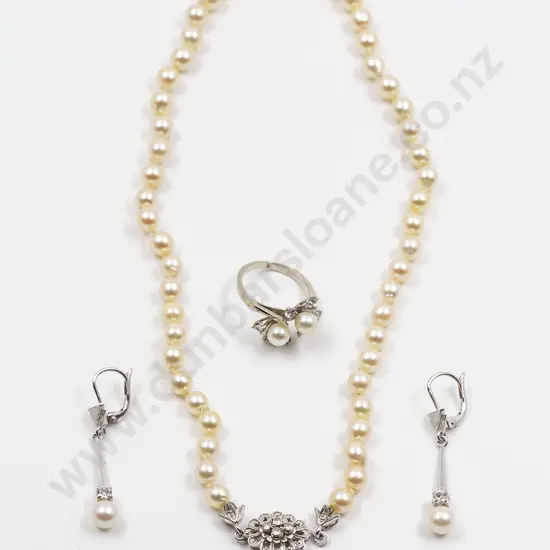Uniform Single Strand Cultured Pearl Necklace