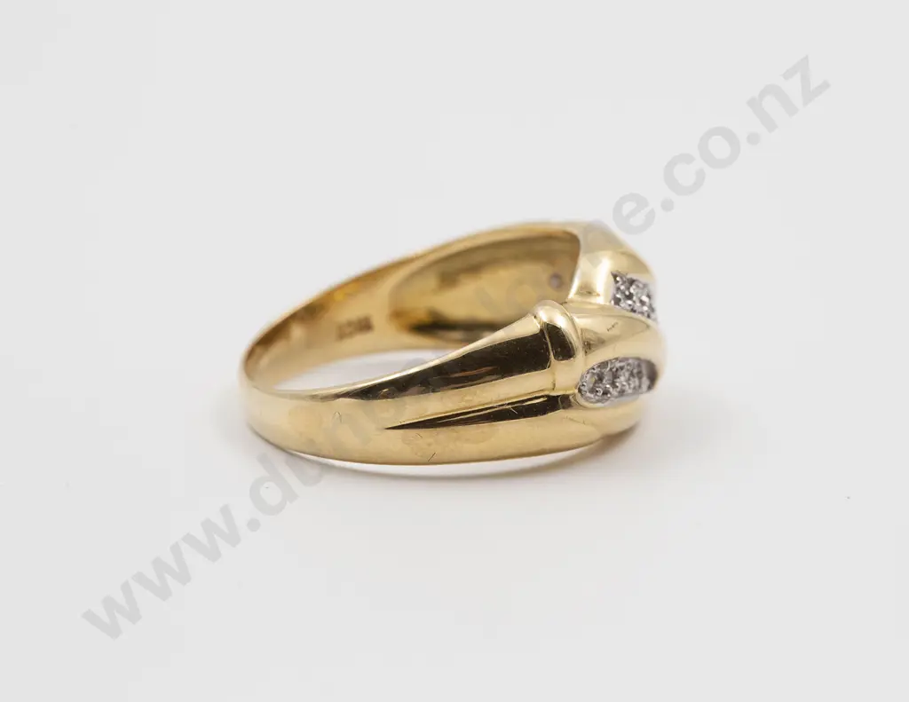18ct 15stone Diamond Fancy Band Ring Image 1++
