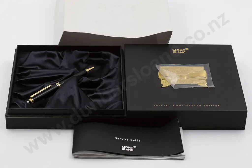 Boxed Mont Blanc 75th Anniversary Ball Point Pen Image 1++