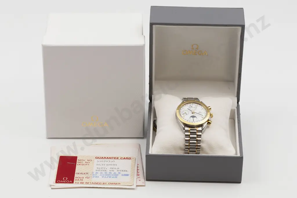 C1990 Omega Special Edition Speed Master Moonphase Chronometer Gents Wrist Watch Image 1++
