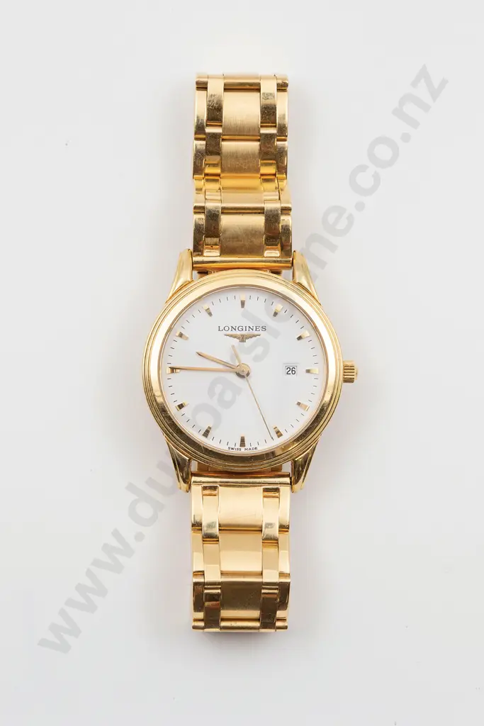 All 18ct Longines Flagship Quartz Ladies Wrist Watch Image 1++