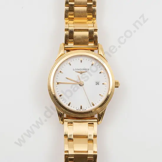All 18ct Longines Flagship Quartz Ladies Wrist Watch