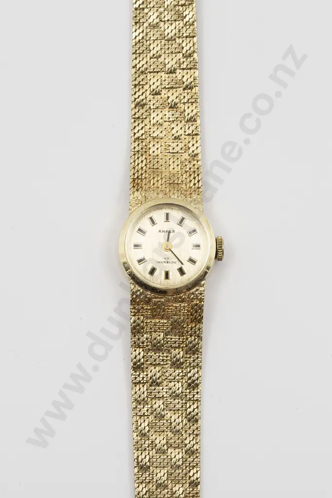 All 14ct Anker Ladies Dress Wrist Watch Image 1++