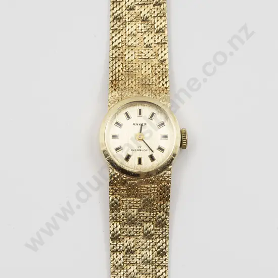 All 14ct Anker Ladies Dress Wrist Watch