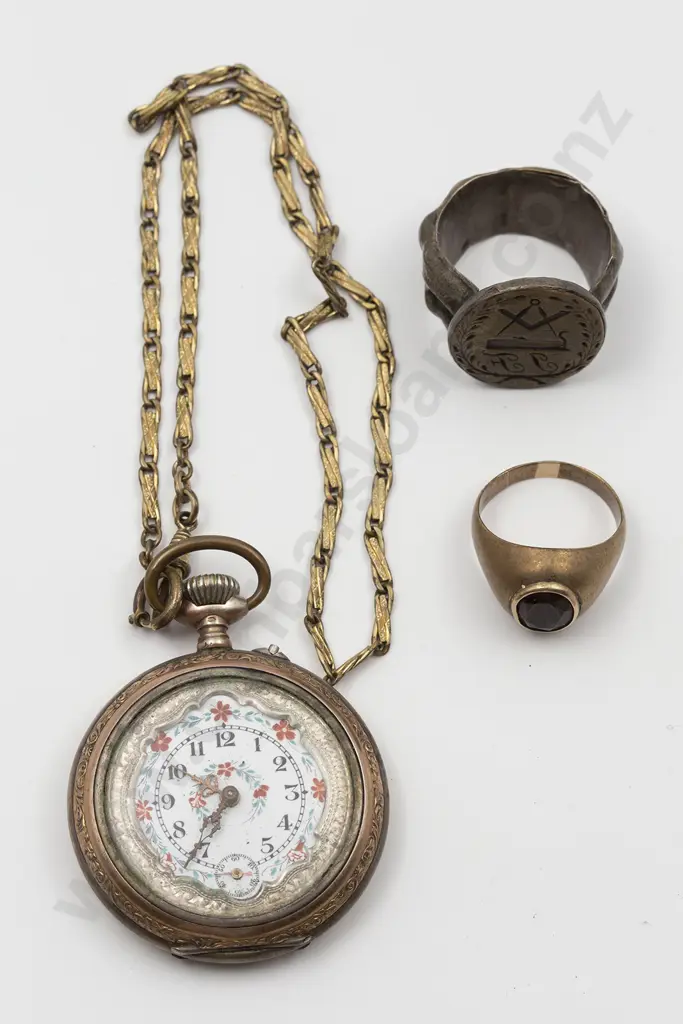 European .800 Silver Open Face Lever Wind Pocket Watch Image 1++