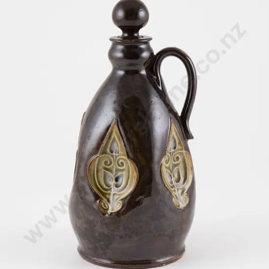 Doulton Stoneware Decanter with Original Stopper