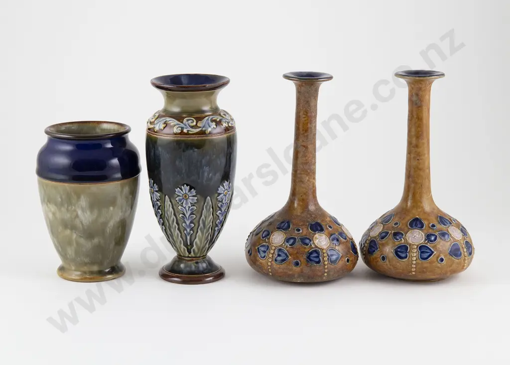 Two Doulton Stoneware Vases Image 1++