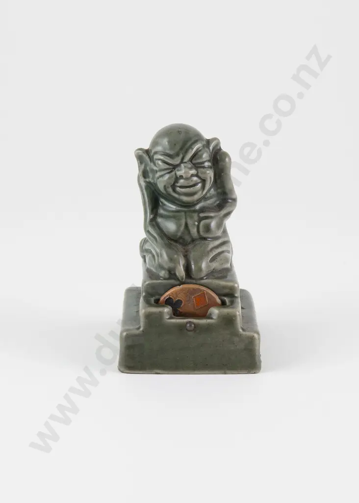 Doulton Lambeth Stoneware Gnome Trump Indicator Image 1++