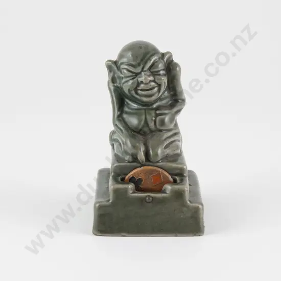 Doulton Lambeth Stoneware Gnome Trump Indicator