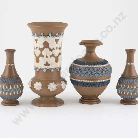 Two Doulton Early C20th Silicon Stoneware Vase