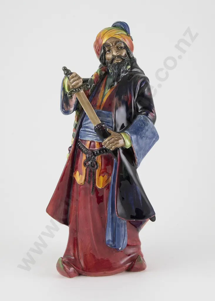 Royal Doulton Figure Blue Beard Image 1++