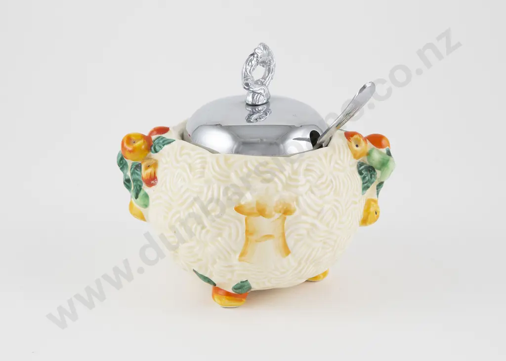 Clarice Cliff Celtic Harvest Pattern Sugar Basin Image 1++