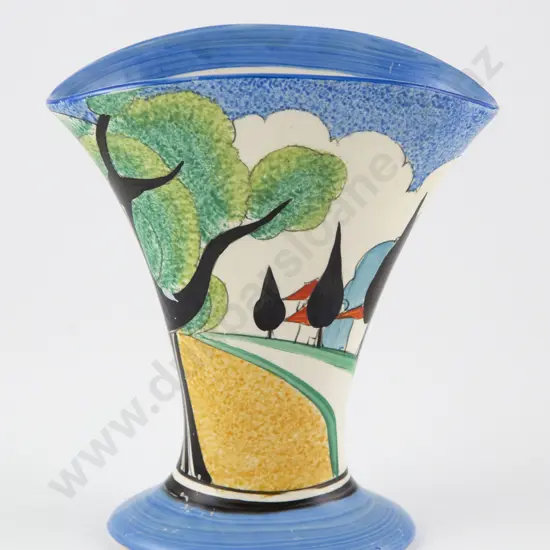 Rare Clarice Cliff Bizarre Ware May Avenue Vase