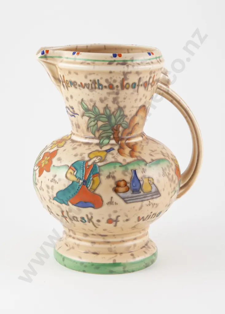 Crown Ducal Charlotte Rhead Ewer Image 1++