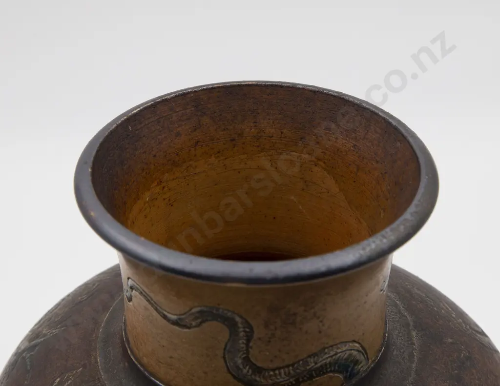 Martin Brothers Pottery Dragon Vase Image 1++