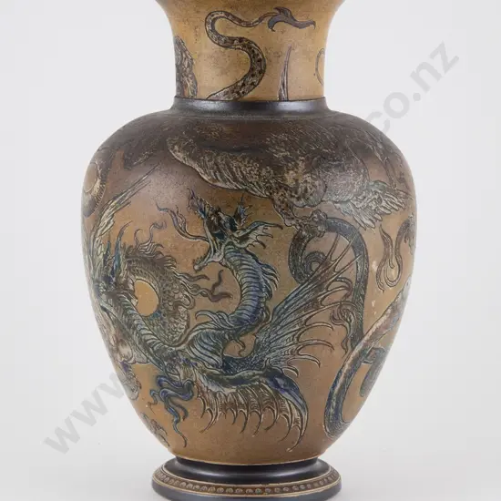 Martin Brothers Pottery Dragon Vase