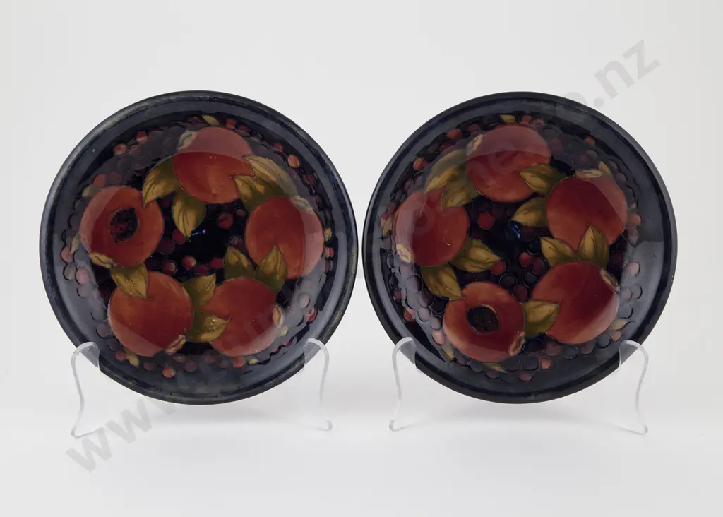 Two Walter Moorcroft Slightly Shallow Plates Image 1++